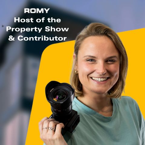 this image shows Romy Lagarde who is the host of the Property Show every other week on Bay Radio International.